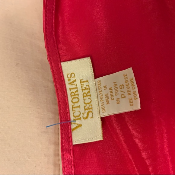 VICTORIA’S SECRET gold label size S vintage short gown original pearl buttons - Picture 7 of 13